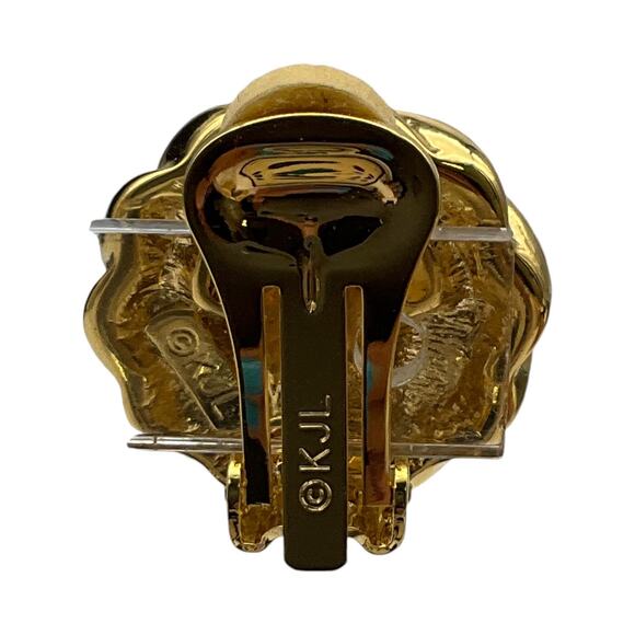 KJL By Kenneth Jay Lane Vintage Women's Interchangeable Clip On Earrings - Picture 5 of 5